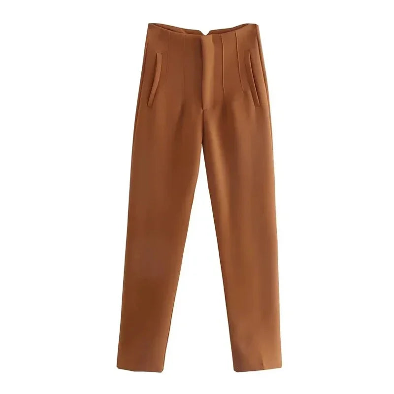 high waist office pant