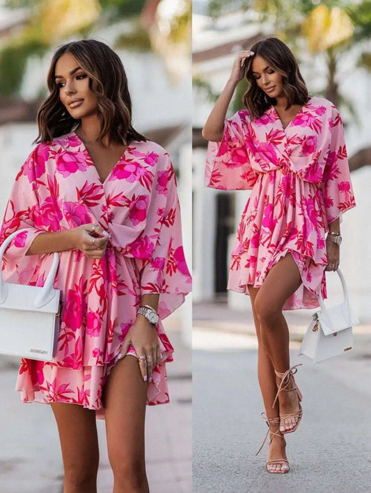 Bat Sleeve Summer Dresses