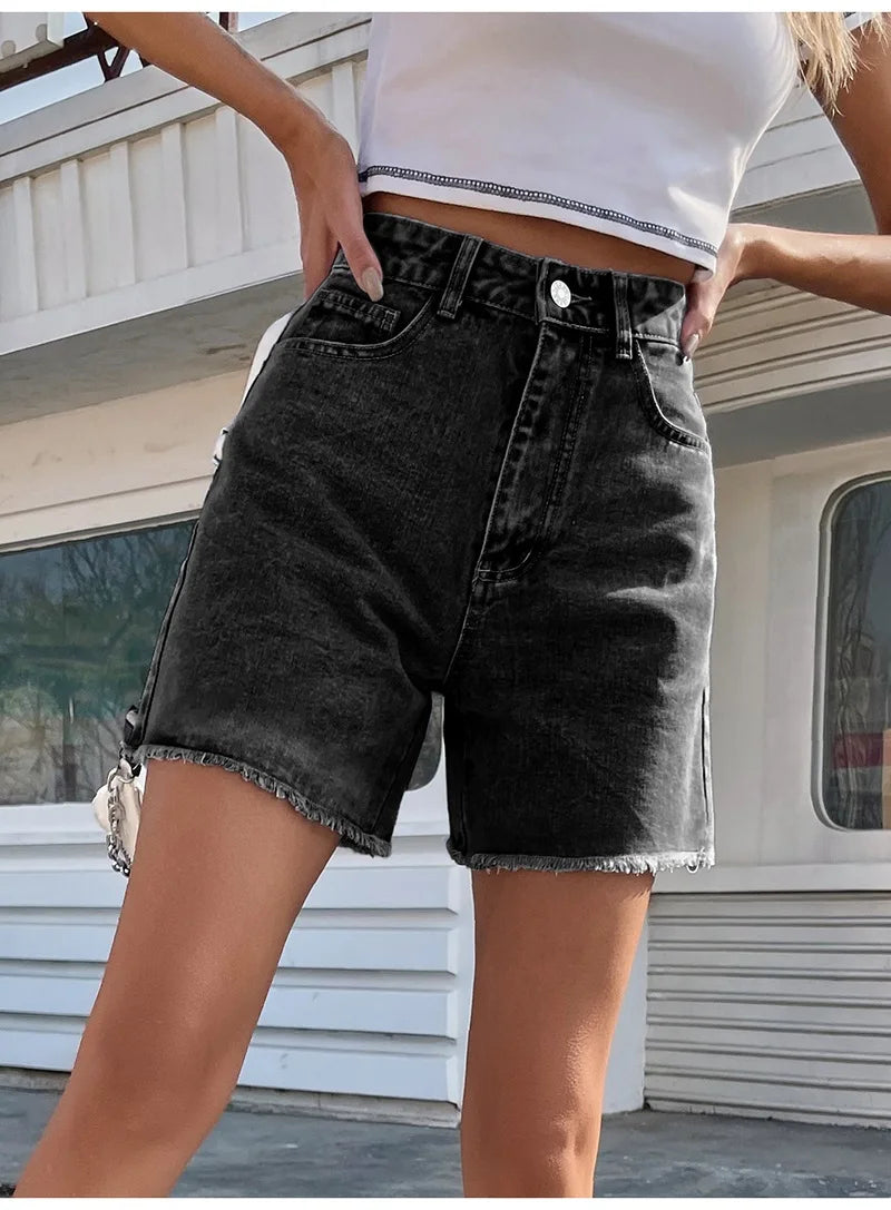 womens denim shorts

