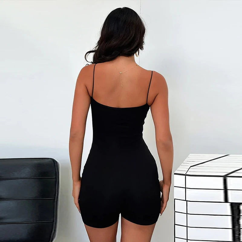 Spaghetti Strap Backless Jumpsuits/Playsuits