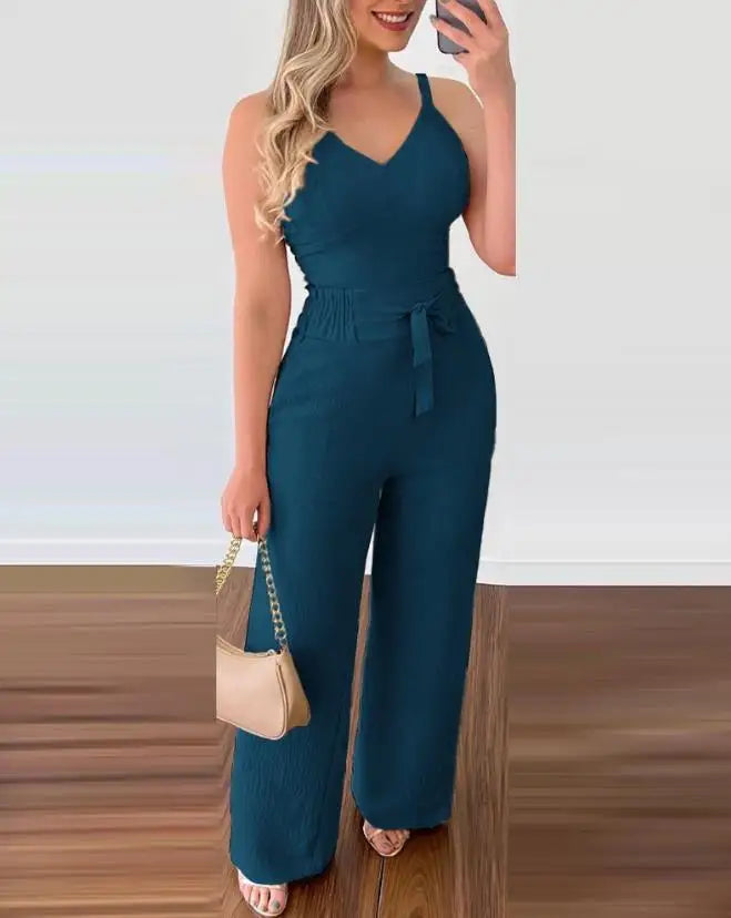 Elegant Sexy V-Neck 2-piece suits