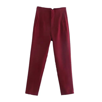 high waist office pant