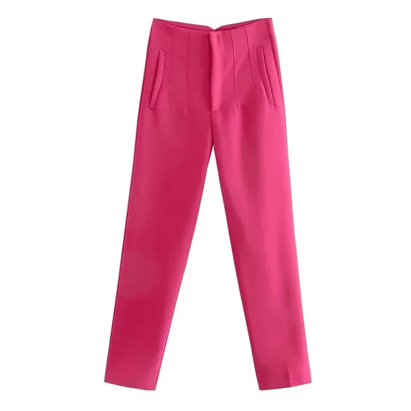 high waist office pant