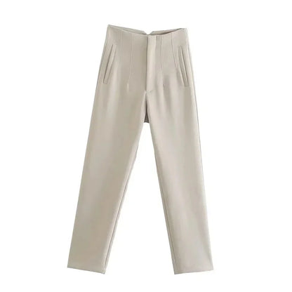 high waist office pant