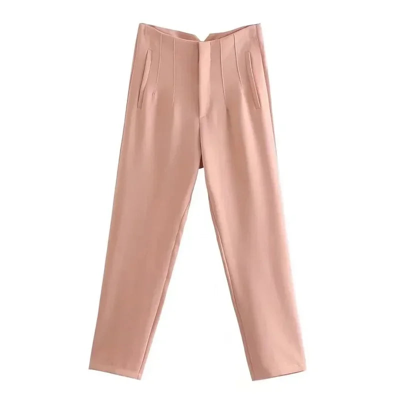 high waist office pant