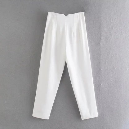 high waist office pant