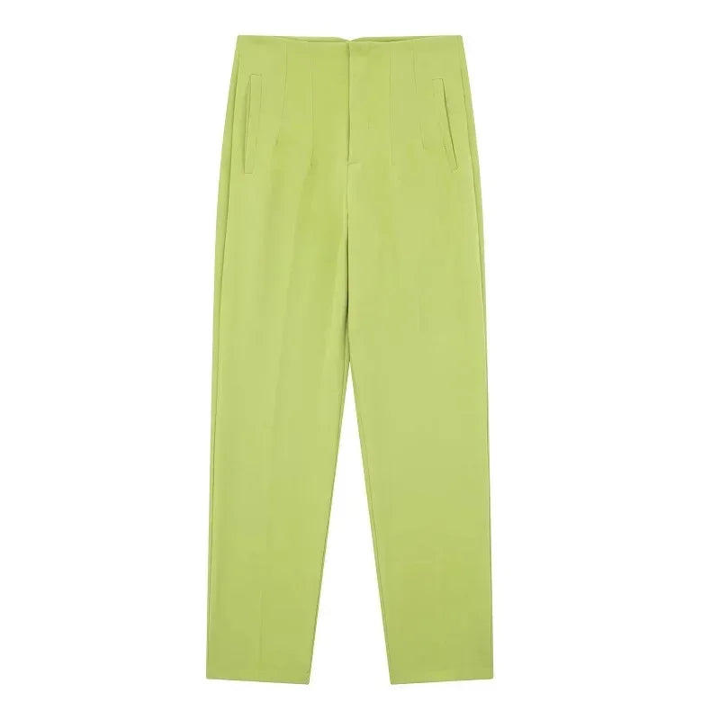 high waist office pant