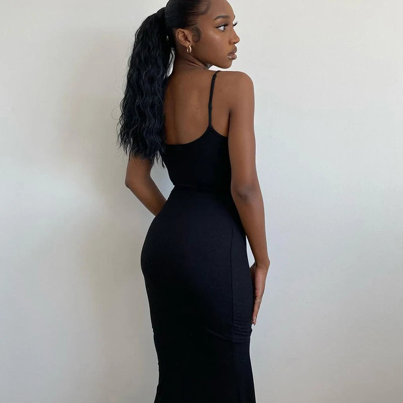 Skinny Bodycon Trumpet Dress