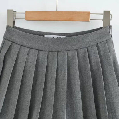 Pleated Vintage Mini Skirts