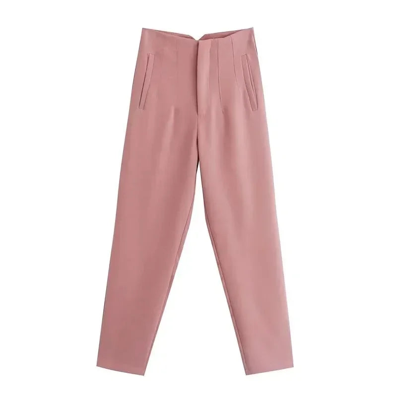 high waist office pant