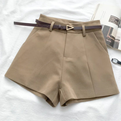 high waist office shorts

