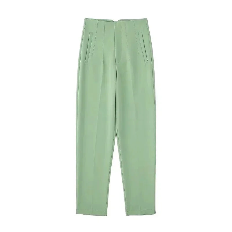 high waist office pant