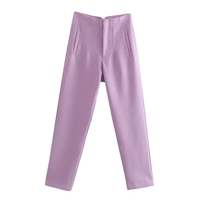 high waist office pant